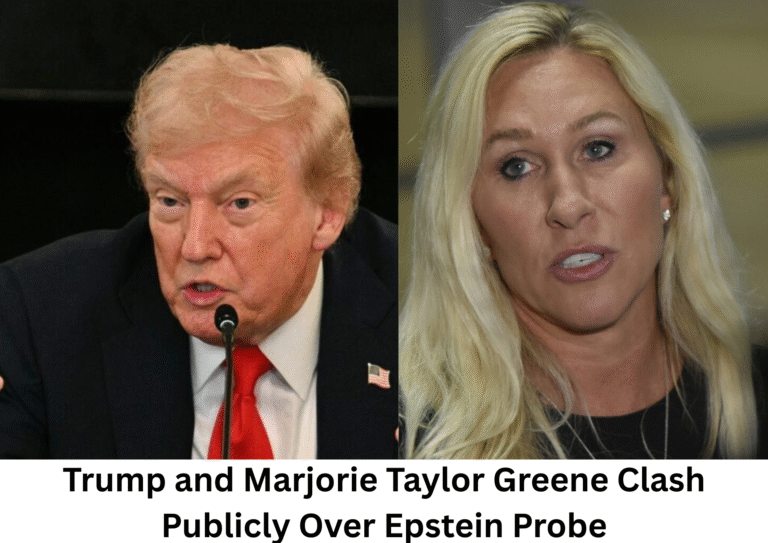 Trump and Marjorie Taylor Greene’s Rift Deepens as Epstein File Debate Turns Personal