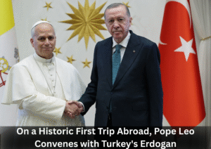 Pope Leo Begins First Overseas Visit in Turkey, Meets President Erdogan in Ankara
