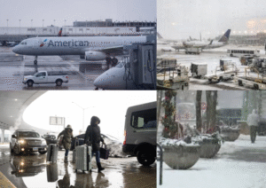 Major Winter Storm Brings Chicago to a Standstill, Forcing Flight Cancellations and Dangerous Travel Conditions