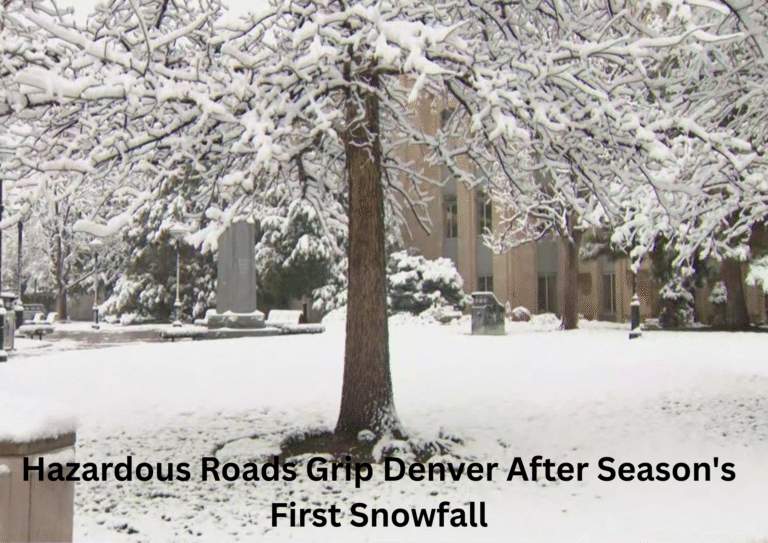 Denver Wakes to Season’s First Snowfall, Bringing Hazardous Roads and Widespread Travel Delays