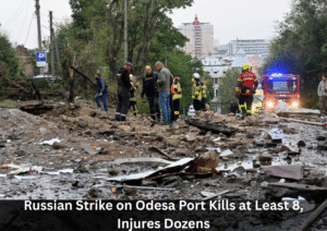 Russian Missile Attack on Ukraine’s Odesa Region Leaves Eight Dead Amid Intensifying Diplomatic Efforts