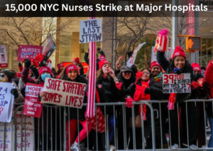 Nurses Strike in New York Moves Into Second Day as Contract Negotiations Remain at Impasse