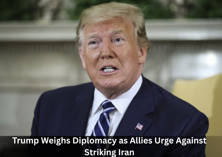Trump Holds Off on Iran Strike Plans as Allies Press for Diplomatic Window
