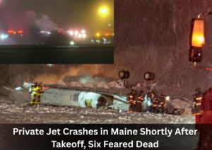 Private Jet Linked to Houston Law Firm Crashes After Takeoff in Maine, Six Feared Dead